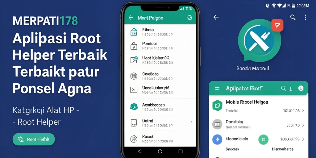Antarmuka MERPATI178 yang sederhana dan fungsional sebagai Root Helper.