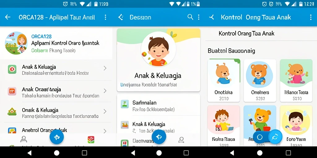 Antarmuka aplikasi ORCA128 yang intuitif dan mudah digunakan.