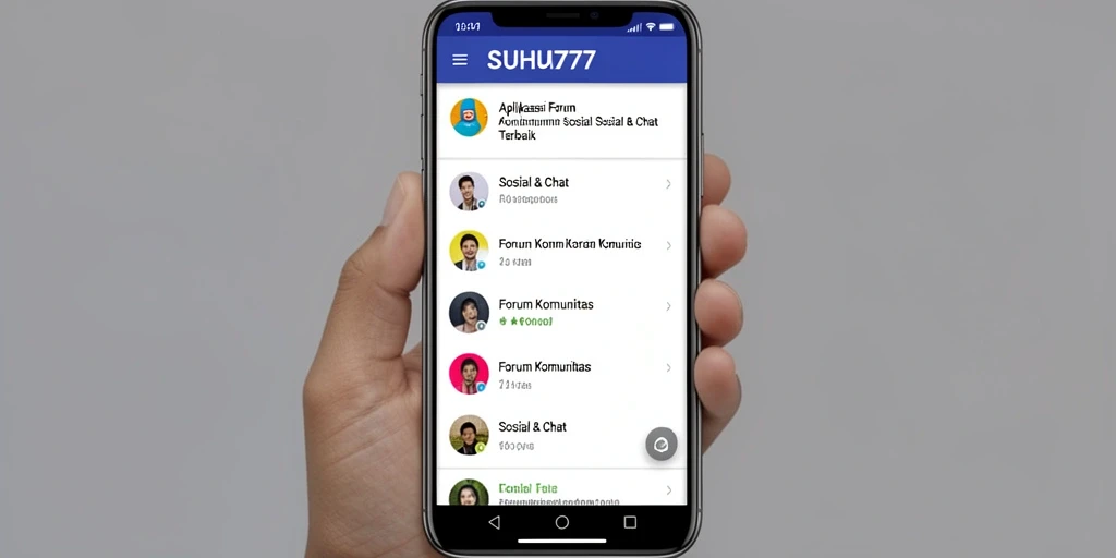 Antarmuka forum komunitas SUHU777 yang menarik dan interaktif.