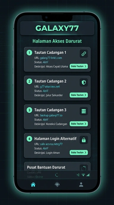 Link Alternatif Resmi galaxy77 untuk Pengguna Android