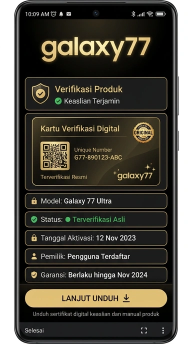 Kanal Resmi Galaxy77 untuk Pengguna Android Indonesia