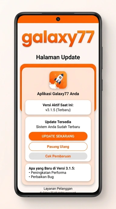 Riwayat Versi Aplikasi galaxy77 untuk Android